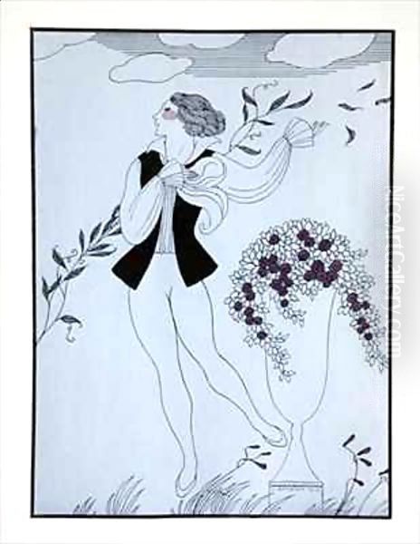 Les Sylphides Oil Painting by Georges Barbier