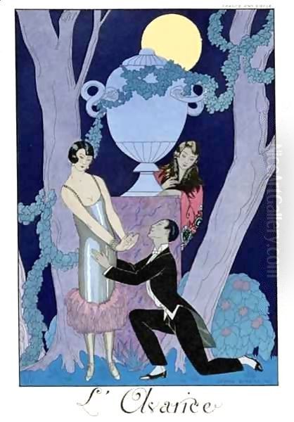 Avarice Oil Painting by Georges Barbier