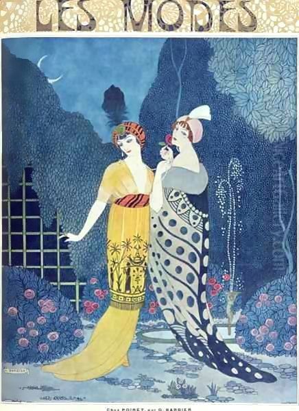 Les Modes Oil Painting by Georges Barbier