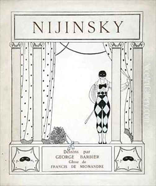 Nijinsky 2 Oil Painting by Georges Barbier