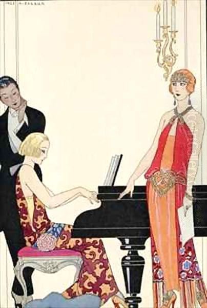 Incantation Oil Painting by Georges Barbier