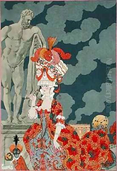 Fashion at its Highest Oil Painting by Georges Barbier