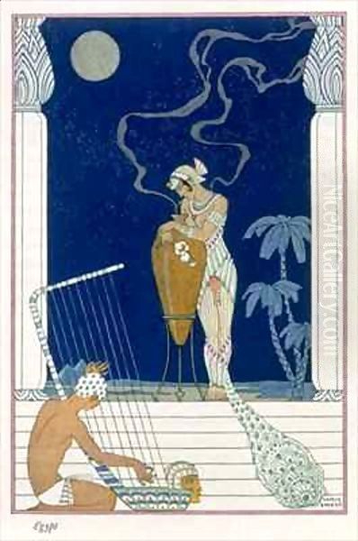 Egypt Oil Painting by Georges Barbier