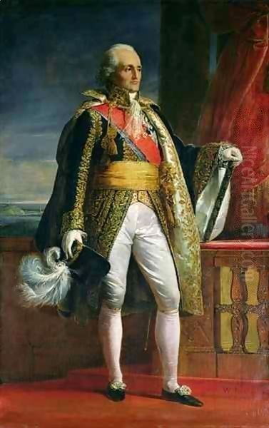 Bon Adrien Jeannot de Moncey (1754-1842) Duc de Conegliano Oil Painting by Jacques Luc Barbier-Walbonne