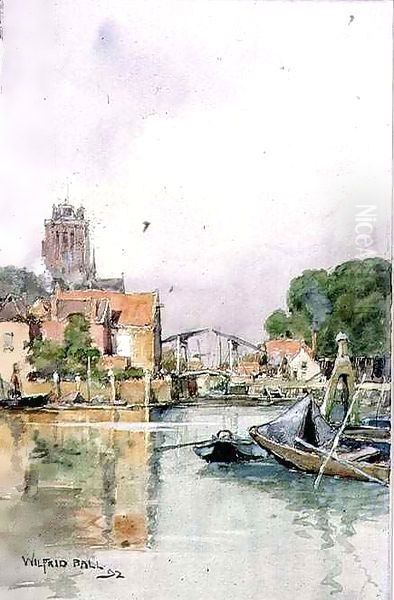 Dordrecht Oil Painting by Wilfred Williams Ball