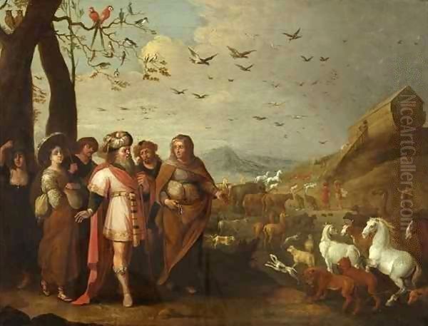 Noah and the Ark Oil Painting by Jan Van Balen