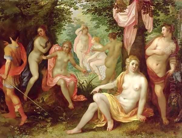 Diana and Acteon 2 Oil Painting by Jan II & Balen, Jan van Brueghel