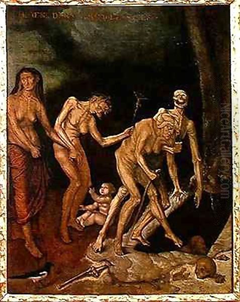 The Walk to Death Oil Painting by Hans Baldung Grien