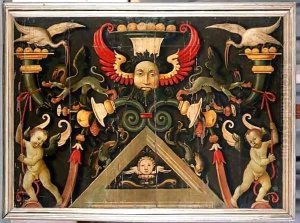 Grotesques 2 Oil Painting by Matteo di Giuliano di Lorenzo Balducci