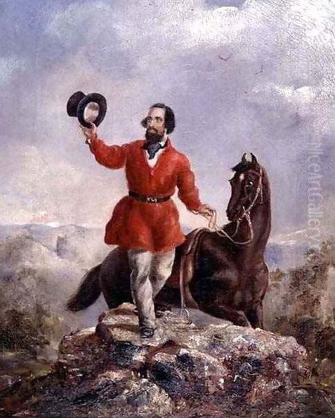 Mr E.H. Hargraves, the Gold Discoverer of Australia Oil Painting by Thomas Tyrwhitt Balcombe