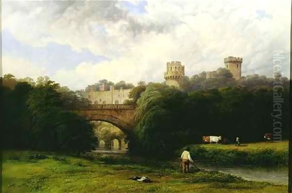 Warwick Castle Oil Painting by Thomas Baker