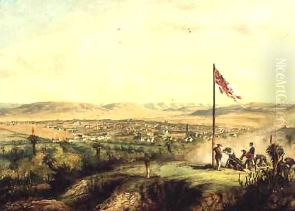 A View of Fort Beaufort Oil Painting by Thomas Baines