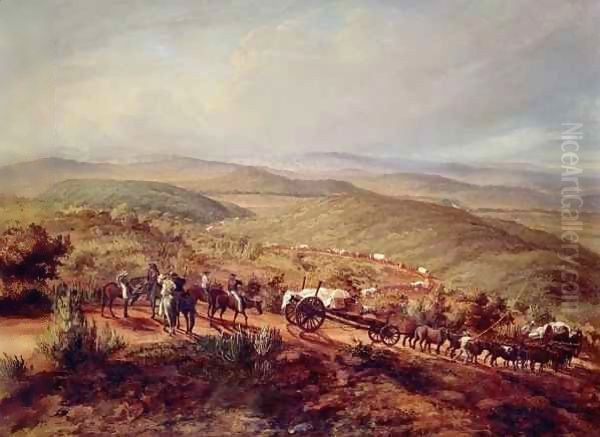 Near Sidbury, Cape Province Oil Painting by Thomas Baines