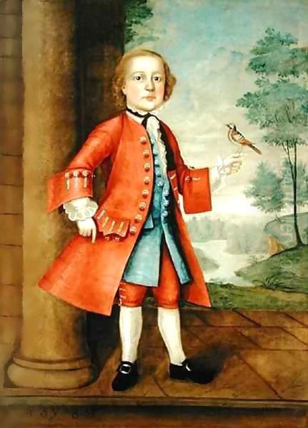 Portrait of John Gerry (1741-86) Oil Painting by Jacob Badger