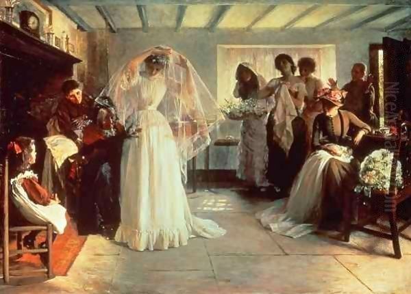 The Wedding Morning Oil Painting by John Henry Frederick Bacon