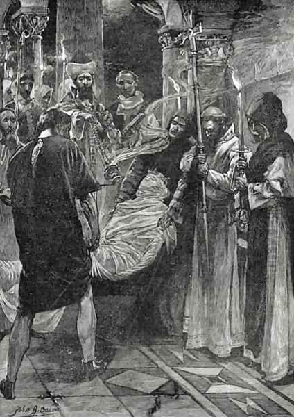 The Burial of King Ethelbert of Kent Oil Painting by John Henry Frederick Bacon