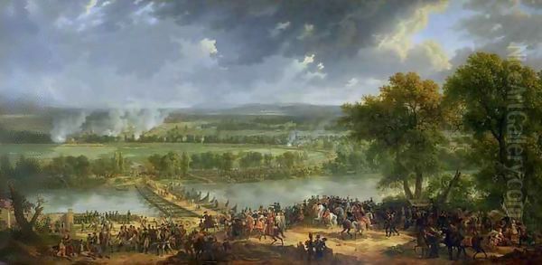 Battle of Pont d'Arcole Oil Painting by Baron Louis Albert Bacler d'Albe