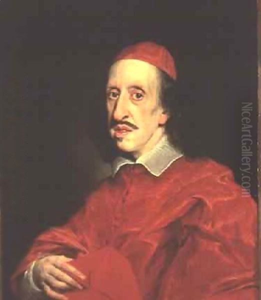 Portrait of Cardinal Leopold de Medici Oil Painting by Giovanni Battista (Baciccio) Gaulli