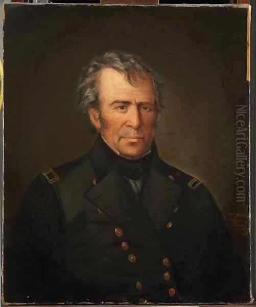 Zachary Taylor Oil Painting by Jesse Atwood