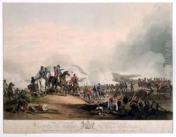 Battle of Salamanca Oil Painting by John Augustus Atkinson