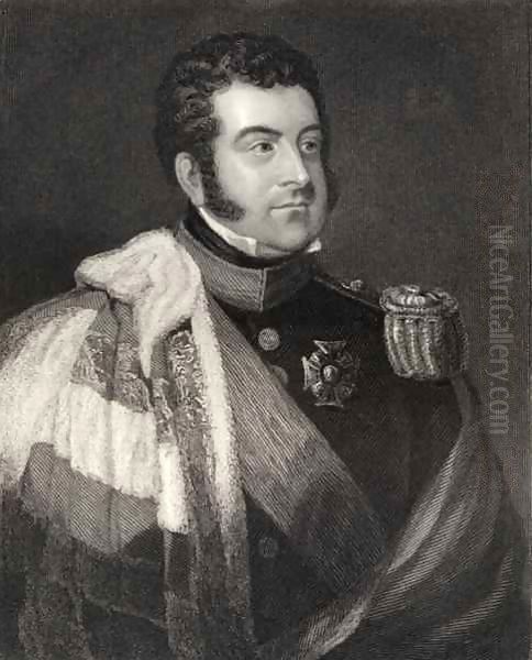 George Augustus Frederick Fitzclarence, 1st Earl of Munster Oil Painting by James Atkinson