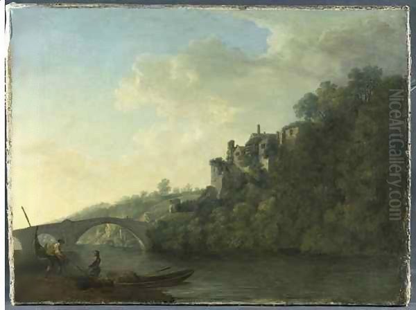 Lismore Castle from the West Oil Painting by William Ashford