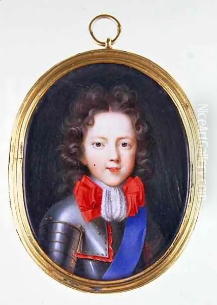 Miniature of James Stuart, the Old Pretender Oil Painting by Jacques Antoine Artaud