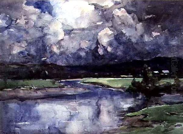 Cloud Chariots Oil Painting by Francis Abel William Taylor Armstrong