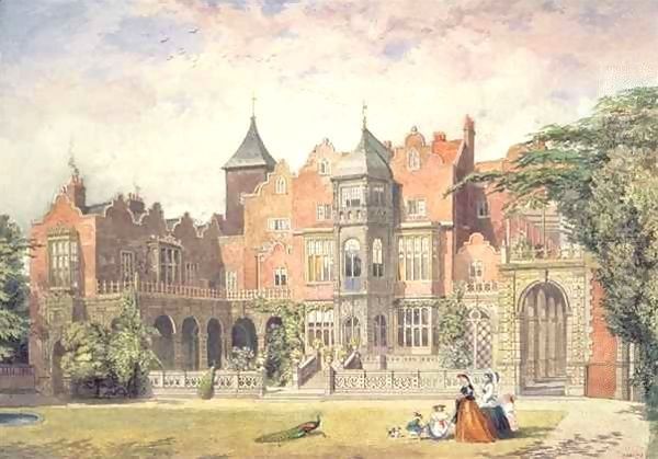 Holland House, Kensington Oil Painting by John Wykeham Archer