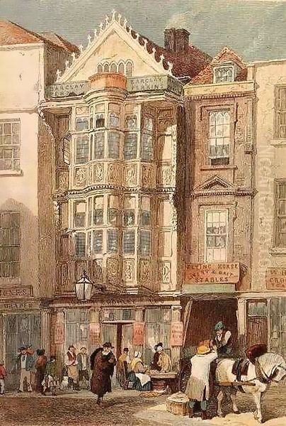 House of Sir Paul Pindar, Bishopsgate Oil Painting by John Wykeham Archer