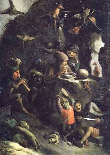 The Temptation of St. Anthony Oil Painting by Thomas Van Apshoven