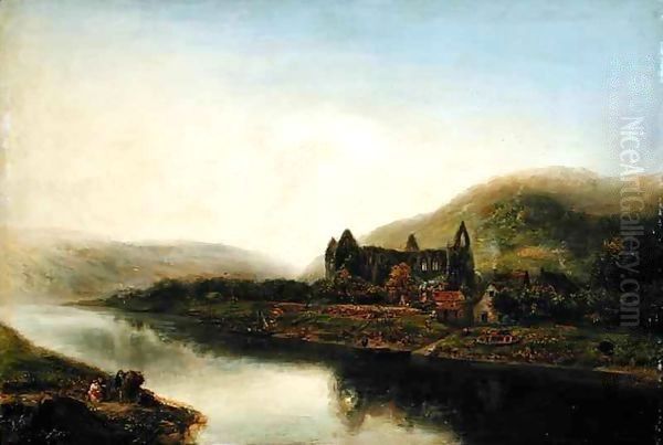 Tintern Abbey Oil Painting by Henry Mark Anthony