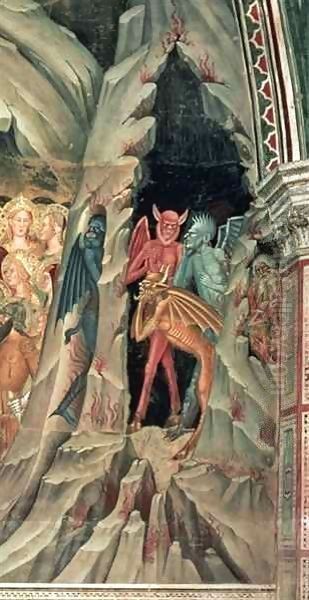 The Descent into Limbo, from the Spanish Chapel Oil Painting by Andrea Bonaiuti da Da Firenze