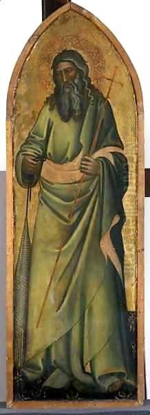 The Apostle Andrew Oil Painting by Andrea Bonaiuti da Da Firenze