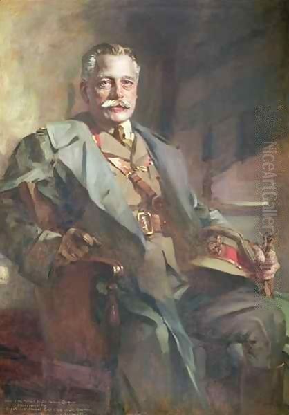 Field Marshal Earl Haig of Bemersyde, copy after Sir James Guthrie (1859-1930) Oil Painting by J.B.A. Anderson