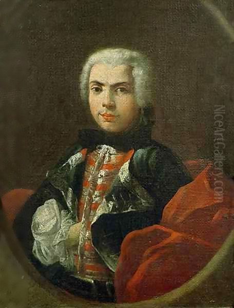 Carlo Broschi 'Il Farinelli' (1705-82) Oil Painting by Jacopo (Giacomo) Amigoni