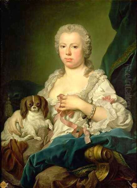 Maria-Barbara de Braganza (d.1758) Oil Painting by Jacopo (Giacomo) Amigoni