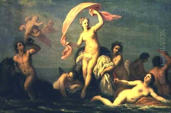 The Birth of Venus Oil Painting by Jacopo (Giacomo) Amigoni