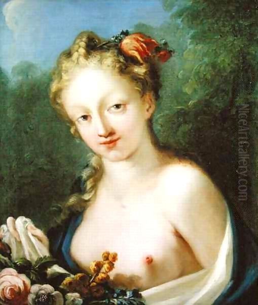 Flora Oil Painting by Jacopo (Giacomo) Amigoni