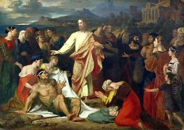 Christ Healing the Sick Oil Painting by Washington Allston