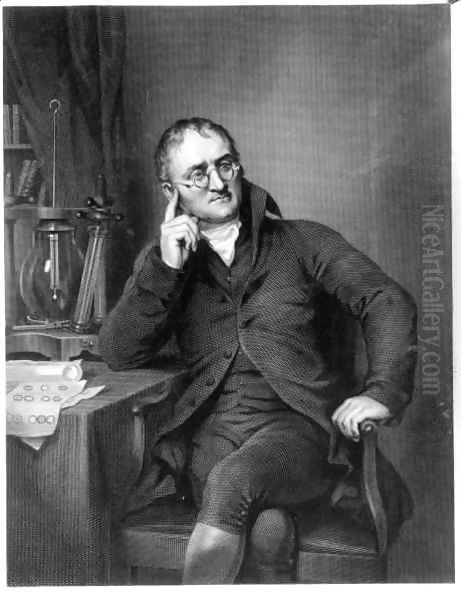 John Dalton Oil Painting by Joseph Allen