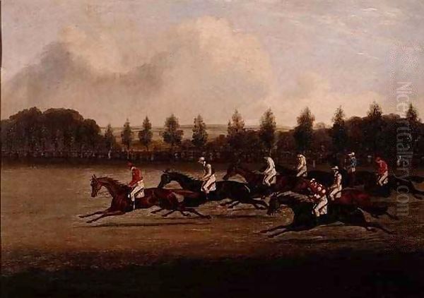 Start of the Doncaster St. Leger Oil Painting by Henry Thomas Alken