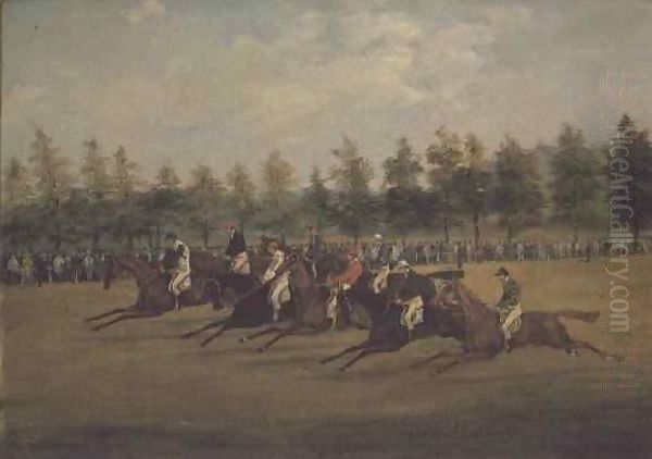 The Start of the St.Leger Oil Painting by Henry Thomas Alken