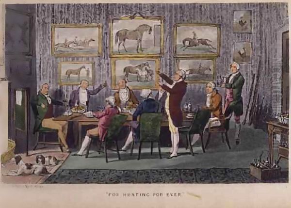 Fox Hunting For Ever Oil Painting by Henry Thomas Alken