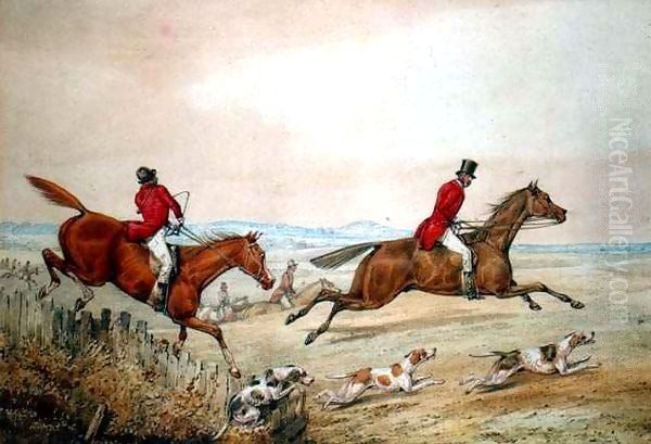 Hunting Scene 2 Oil Painting by Henry Thomas Alken