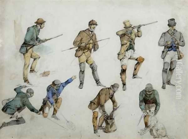 Sporting Oil Painting by Henry Thomas Alken