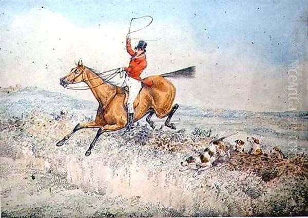 Fox hunting 2 Oil Painting by Henry Thomas Alken