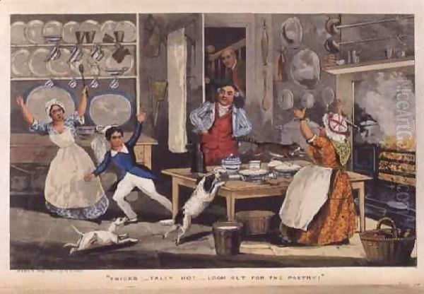 Yoicks... Tally Ho...Look out for the Pastry, from Nimrod's 'The Life of a Sportsman' Oil Painting by Henry Thomas Alken