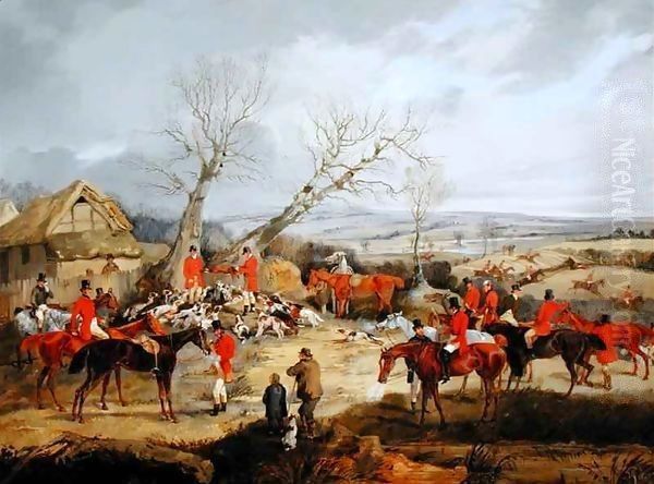 Hunting Scene, The Kill Oil Painting by Henry Thomas Alken