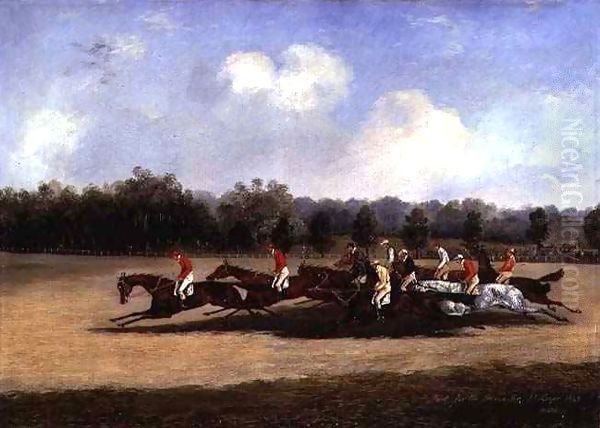 The Start of the St. Leger Oil Painting by Henry Thomas Alken